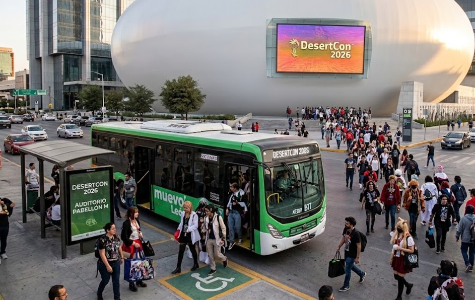 La DesertCon 2026 se muda al corazón de la ciudad: la cita es en el Auditorio Pabellón M este 18 y 19 de abril. | Imagen generada por Gemini