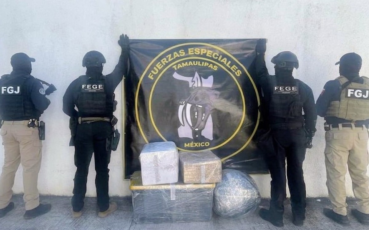 FGJT asegura inmueble y narcóticos tras reporte de detonaciones de arma de fuego. | Cortesía