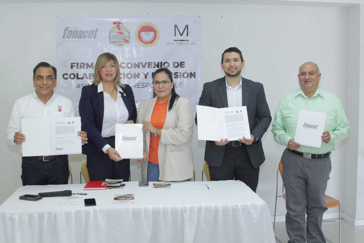 Fonacot y Multimedios y Milenio acuerdan difundir créditos accesibles.| Manuel Guadarrama.