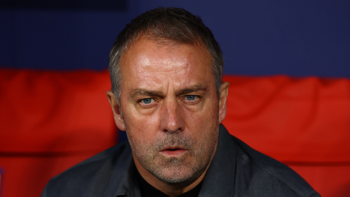 Hansi Flick, orgulloso a pesar de la eliminación en Champions (Reuters)