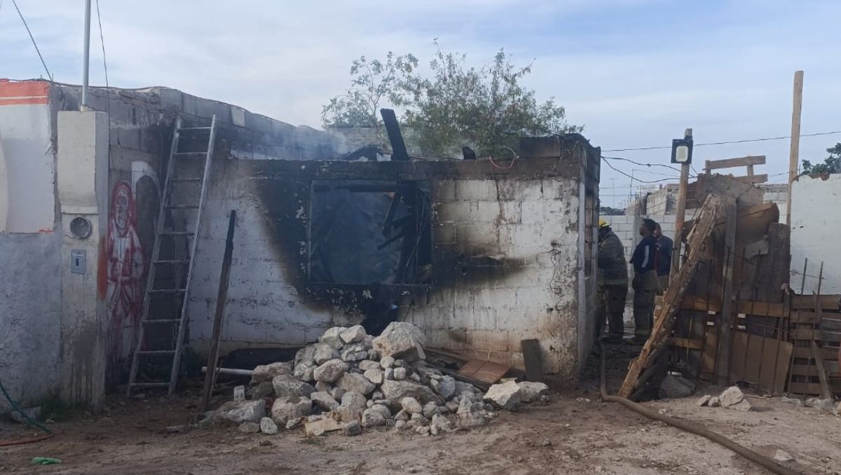 Incendio en casa en Torreón. |Especial