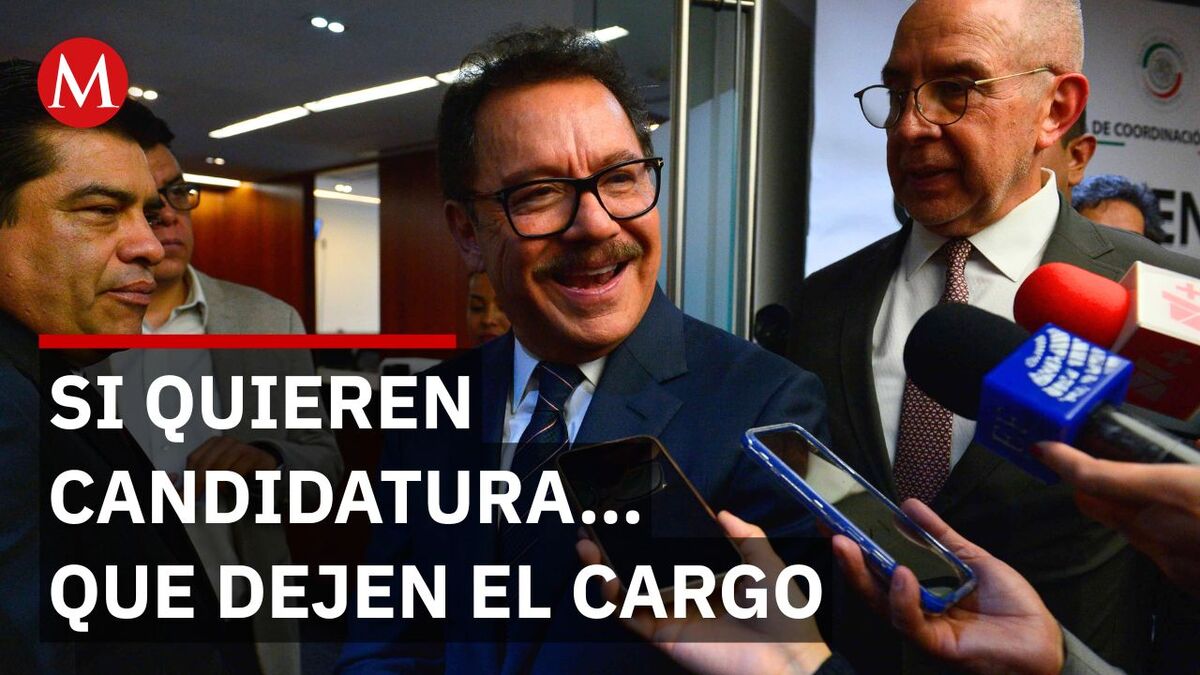 Legisladores de Morena que busquen candidatura en 2027 deberían dejar su cargo, afirma Mier