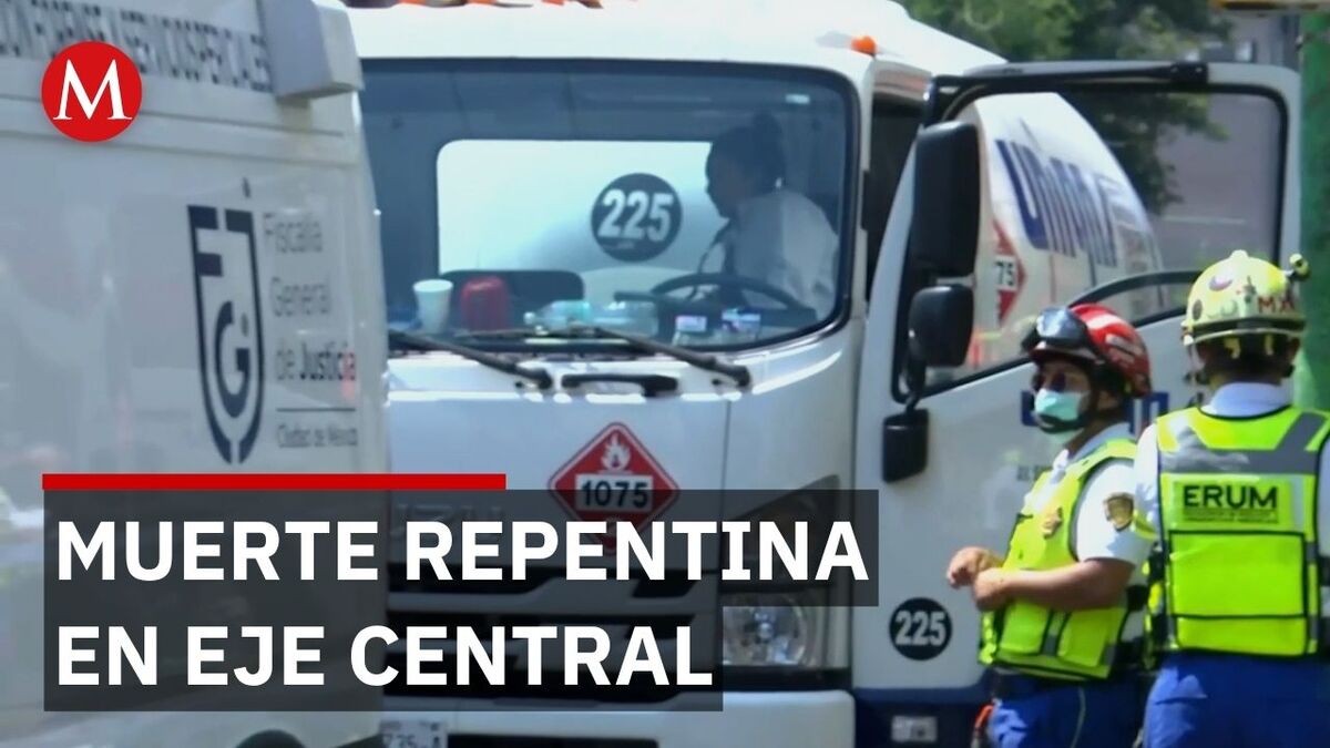 ¿Qué pasó en Eje Central y Ayuntamiento? Peritos retiran cuerpo de trabajador de pipa