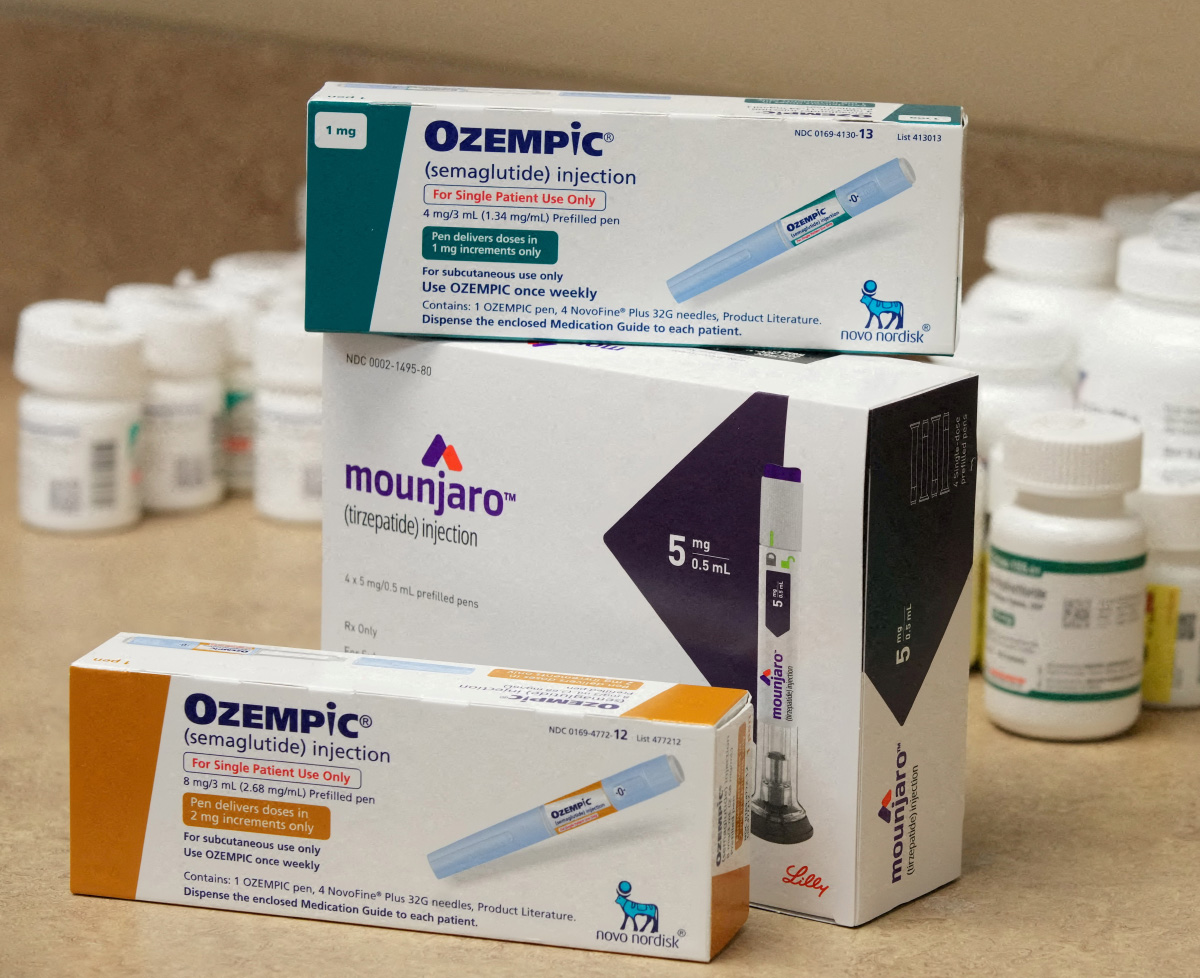Cajas de medicamento Ozempic. REUTERS.