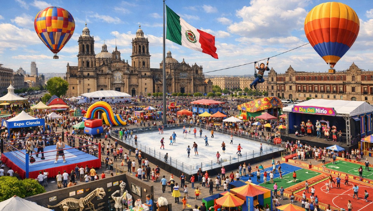 Celebra el Día del Niño en el Zócalo de la CdMx | IA DISCOVER