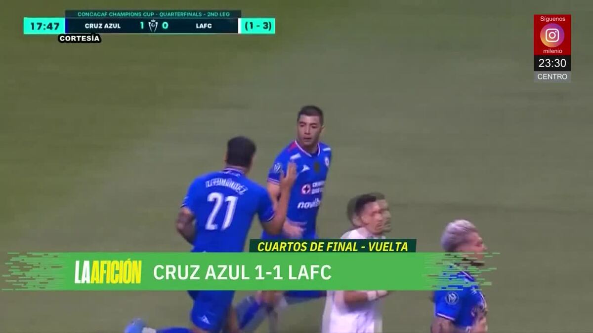 Cruz Azul eliminado de Concachampions por LAFC | Milenio Noticias La Afición, 14 de abril de 2026