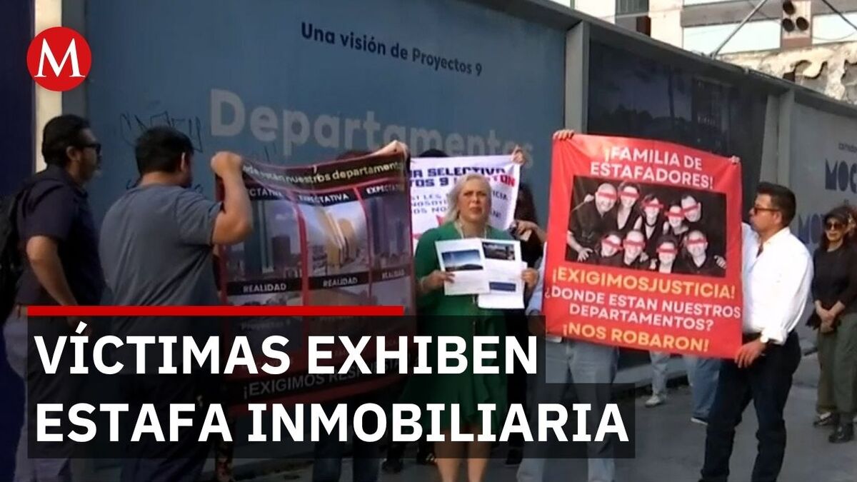 Inversionistas extranjeros y locales defraudados por 'Proyectos 9' en el centro de Monterrey