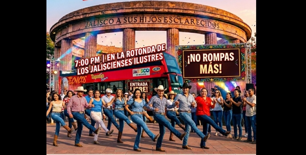 Invitan a baile masivo e el centro de Guadalajara. (Especial)