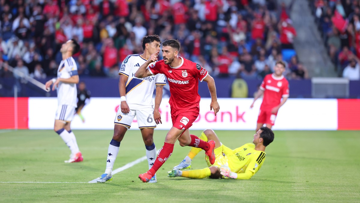 Paulinho hizo doblete en la goleada del Toluca sobre LA Galaxy en la Concachampions (Imago7)