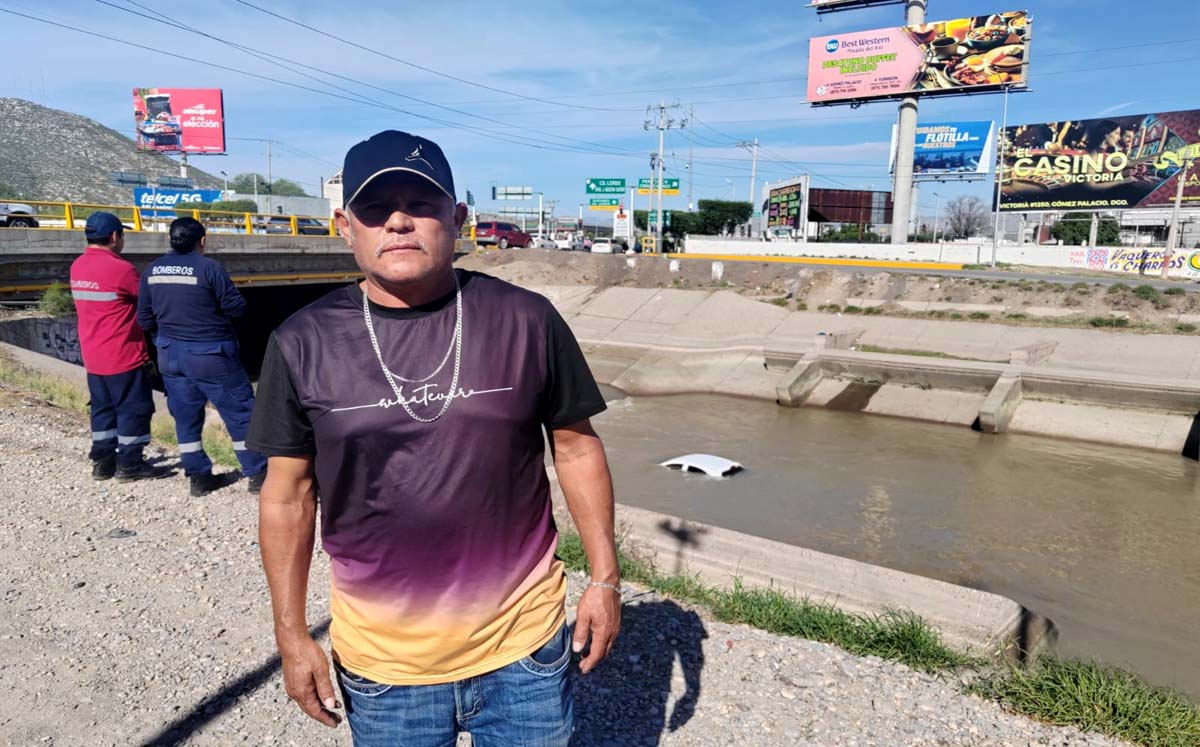 Ricardo agradece estar vivo y no haber arrollado al ciclista. | Foto: Alejandro Castañeda