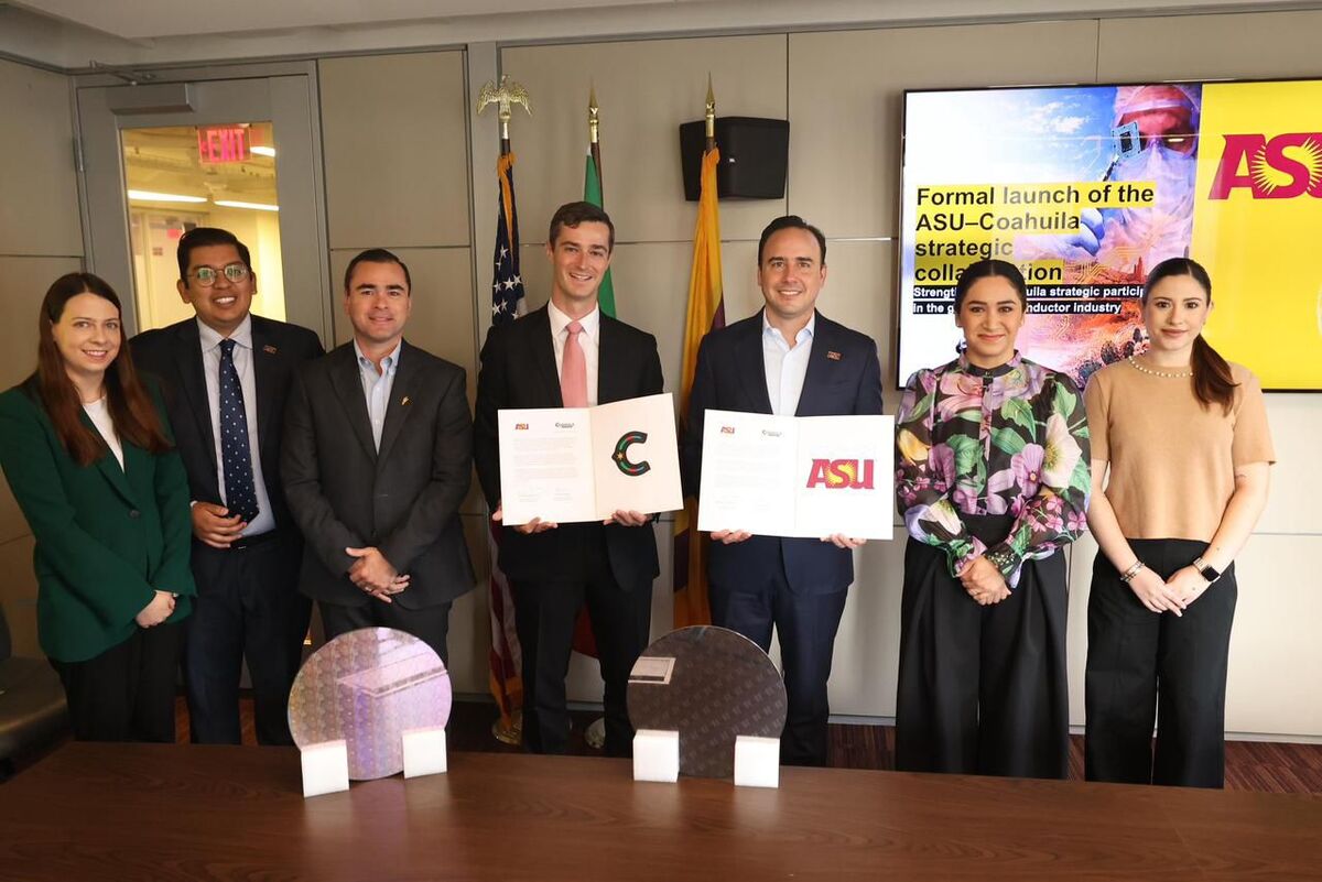 Coahuila firma acuerdo para impulsar industria de semiconductores. | Especial