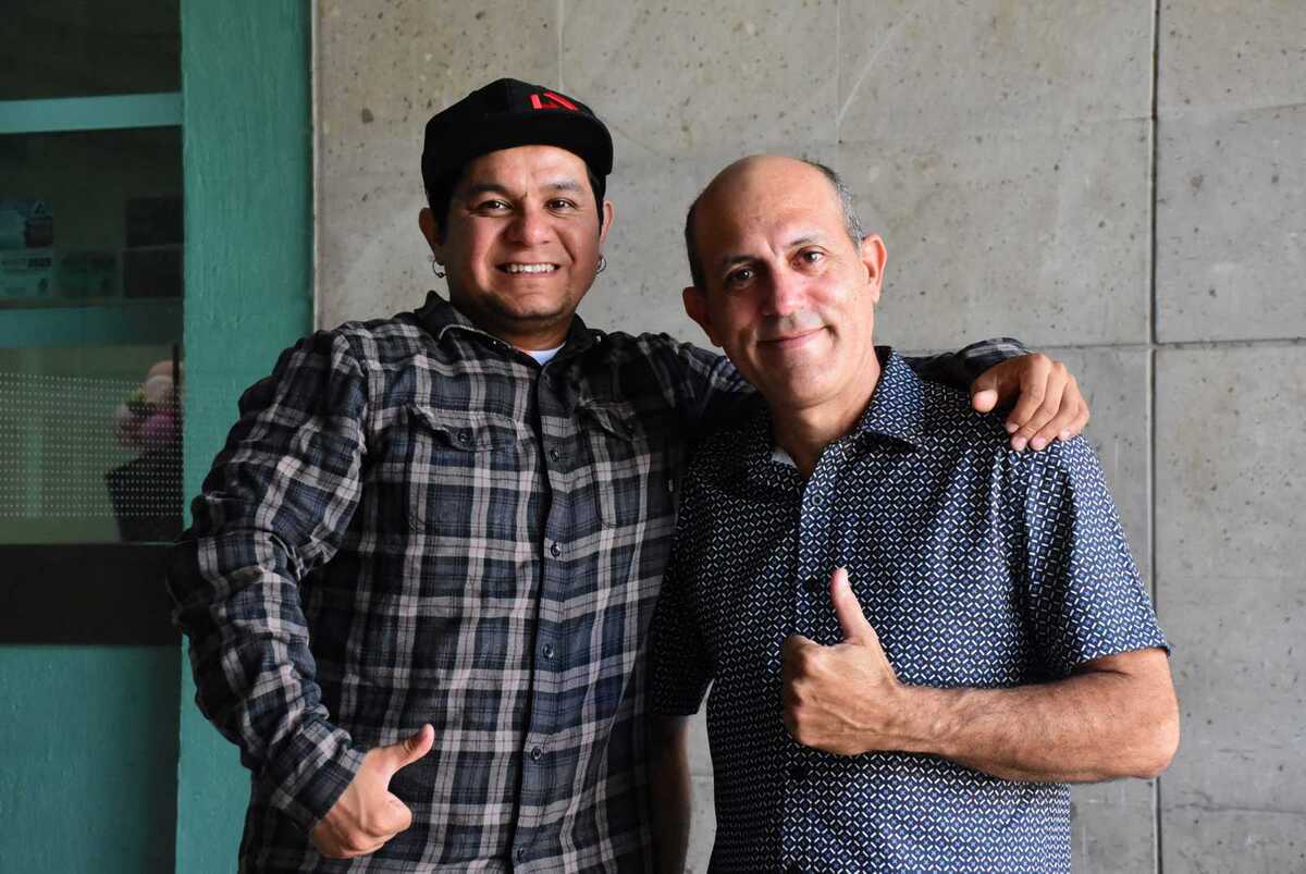 Ernesto Parra de Teatro Tuyo habla sobre la situación económica que enfrenta el arte en Cuba.| Roberto Amaya.