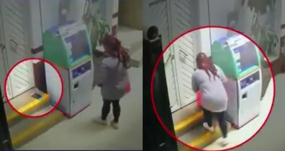 En las imágenes se observa que la mujer nunca tuvo la intención de devolver el videojuego. | Especial