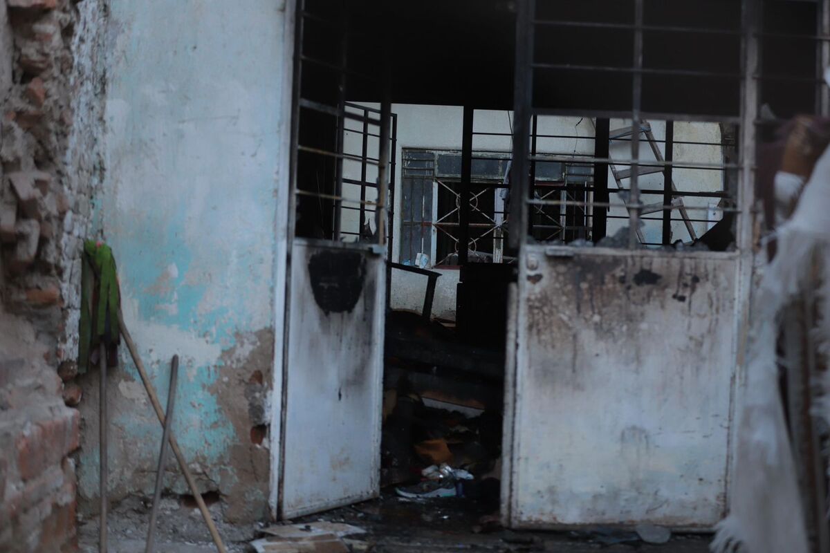 La vivienda fue consumida por el fuego. (Usi Toledo)