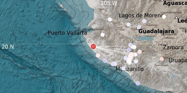 El movimiento telúrico tuvo su epicentro a 5.9 km al sur de Tomatlán, Jalisco. (Cortesía)