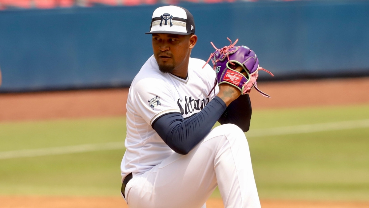 Yohander Méndez, pitcher de los Sultanes de Monterrey (X: @SultanesOficial)