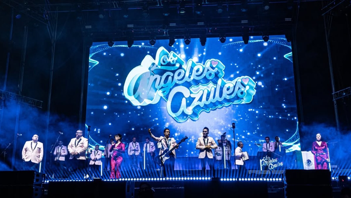 Los Ángeles Azules se hacen presentes en LIV Golf CdMx y dan detalles sobre su canción del Mundial (Instagram @angelesazulesmx)