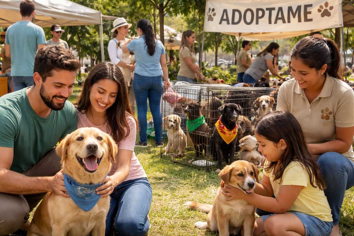 El Centro de Control Canino de Torreón anunció una nueva 'Campaña de Adopción' que se llevará a cabo este fin de semana. (Imagen hecha por IA)