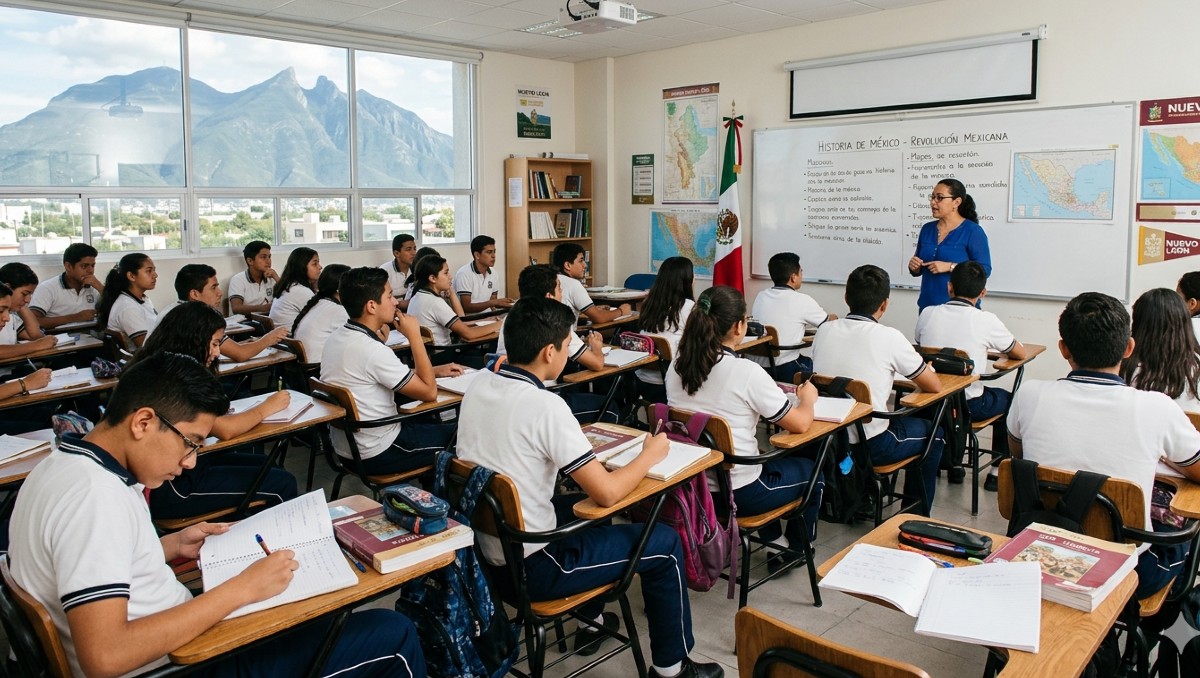 Clases en Nuevo León  | Imagen creada con IA