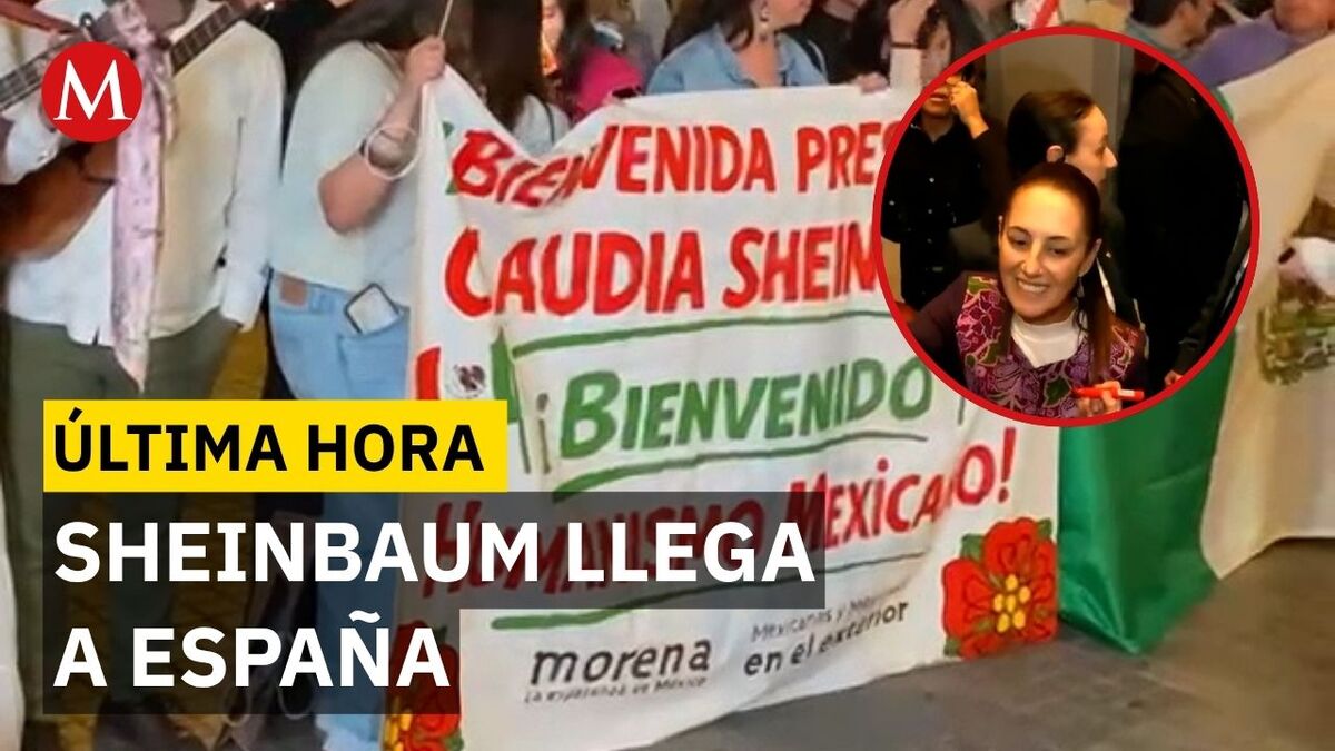 Claudia Sheinbaum llega a Barcelona para cumbre de gobiernos progresistas