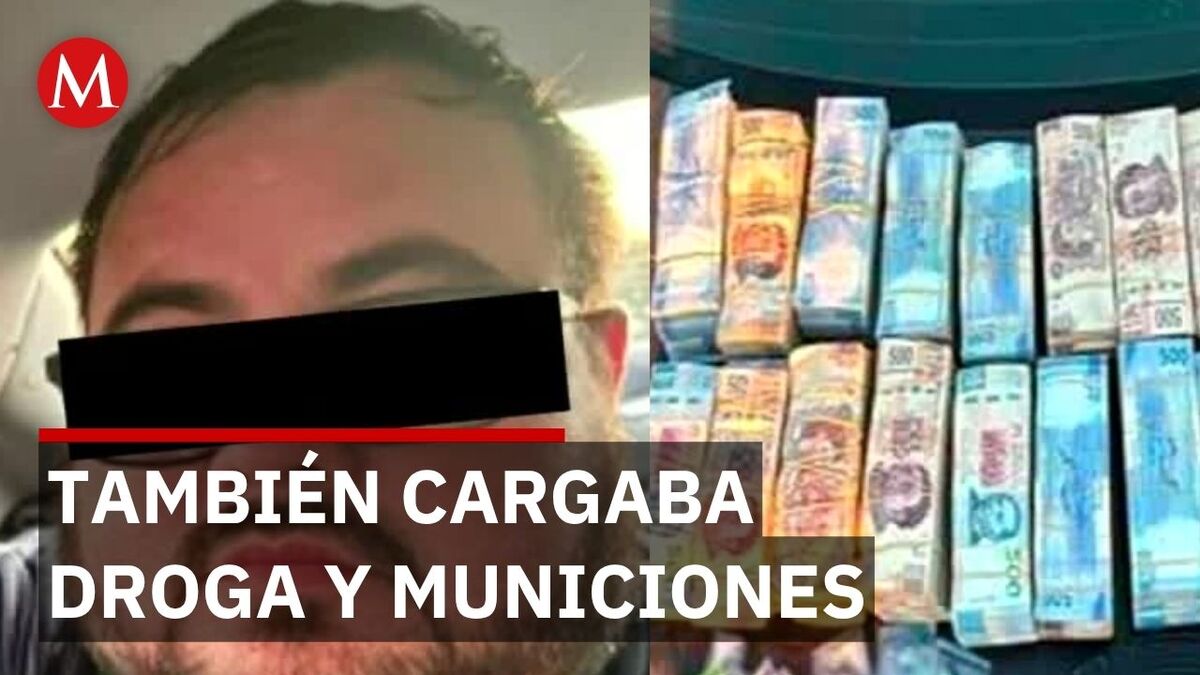 Detienen a sujeto con fortuna y narcóticos en Sinaloa