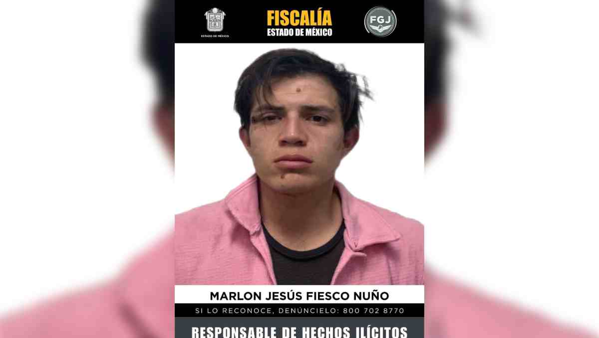 Marlon Jesús Fiesco, del CJNG, fue sentenciado a 120 años por el homicidio de tres personas en Chalco. Foto: Especial