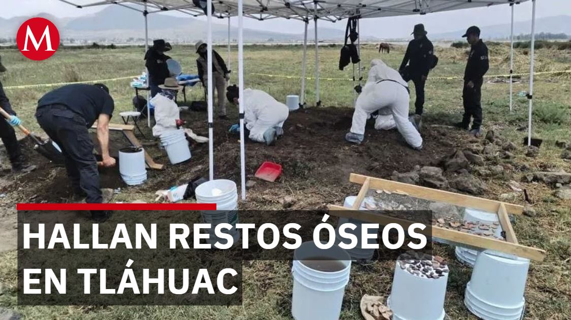 Van más de mil huesos hallados en Tláhuac; colectivos exigen respuestas