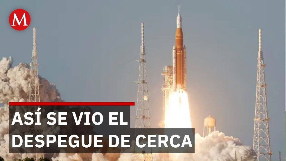 NASA revela imágenes inéditas del despegue de Artemis II