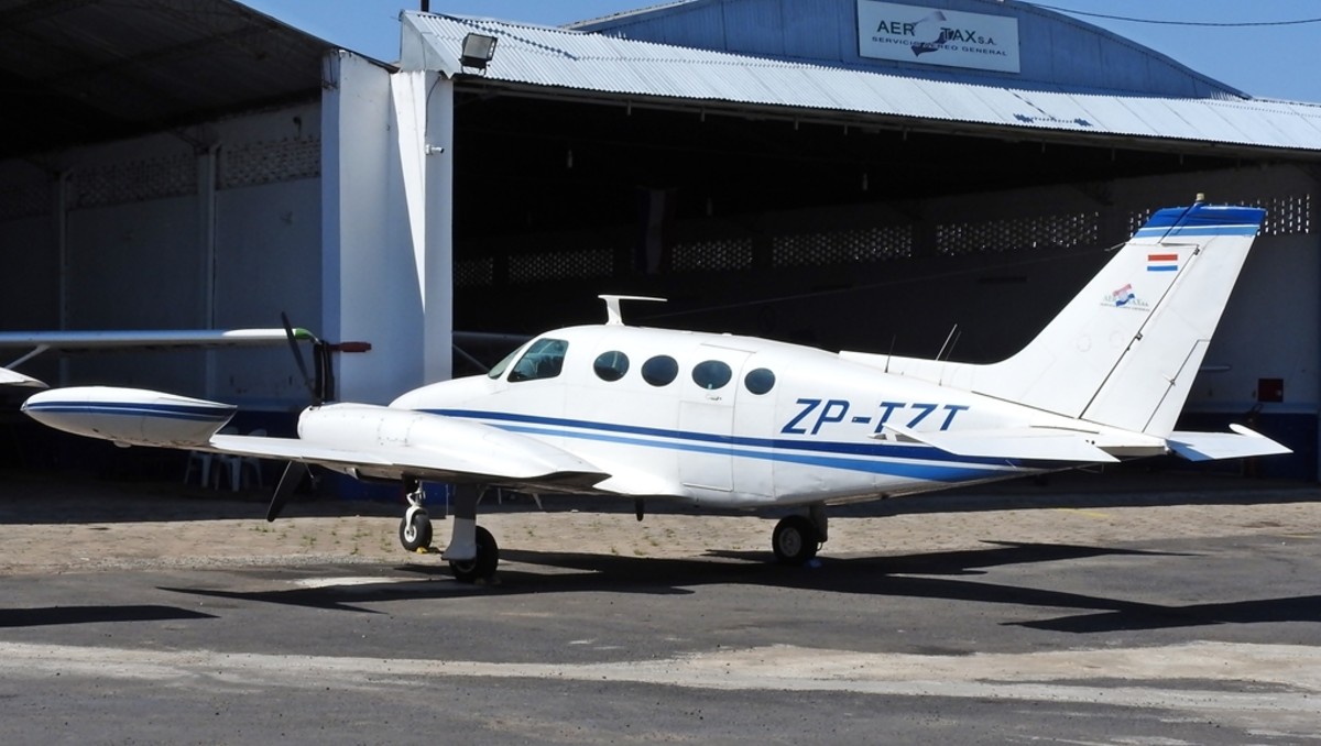 La aeronave pertenece a la empresa Aerotax S. A., autorizada para el transporte de valores | Foto: Especial
