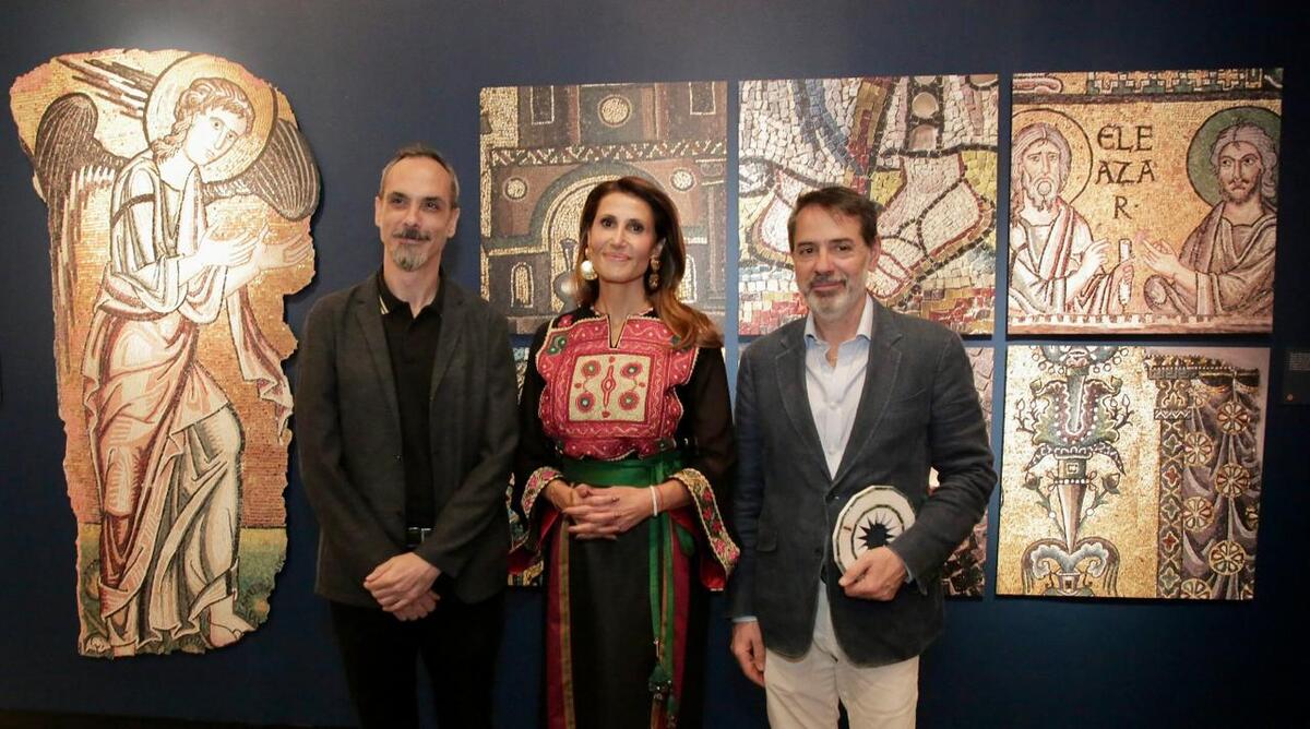 La exposición fue presentada por los embajadores de España y Palestina en México, Juan Duarte y Nadia Rasheed. | Ariel Ojeda
