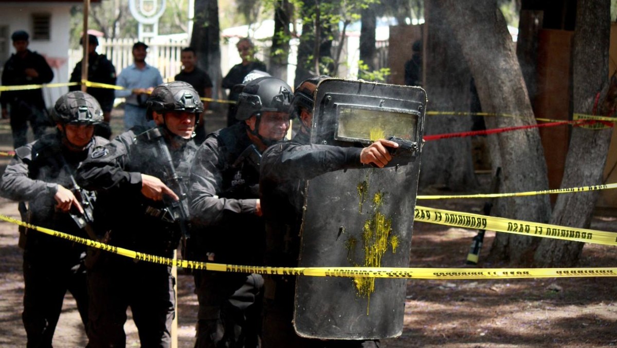 Policías se alistan para el Mundial con curos en operaciones tácticas en Jalisco (Cortesía)