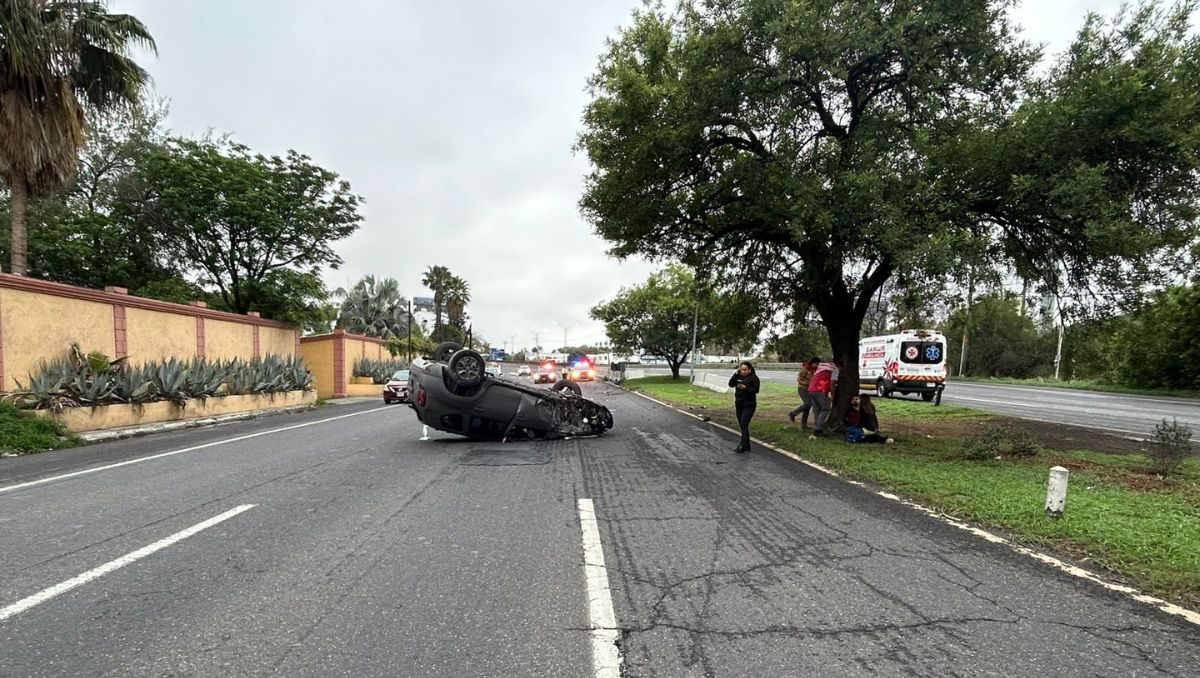 El accidente se registró en el cruce de Antiguo Camino a Villa de Santiago y Cerrada de los Granjeros | Especial