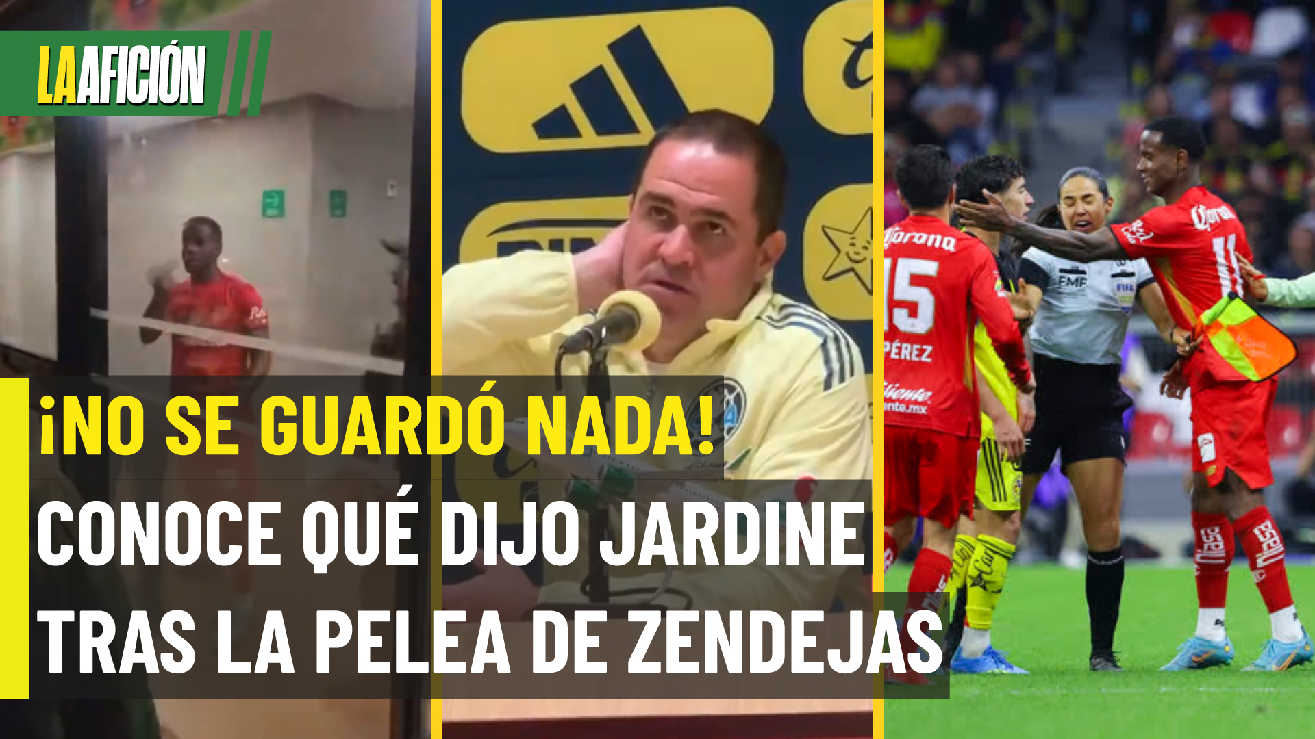 André Jardine rompe el silencio tras la bronca del América vs Toluca|