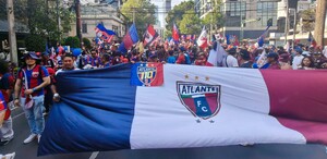 El Atlante hizo una fiesta azulgrana en la Ciudad de México con la Sonora Dinamita y la Santaneta para festejar sus 110 años