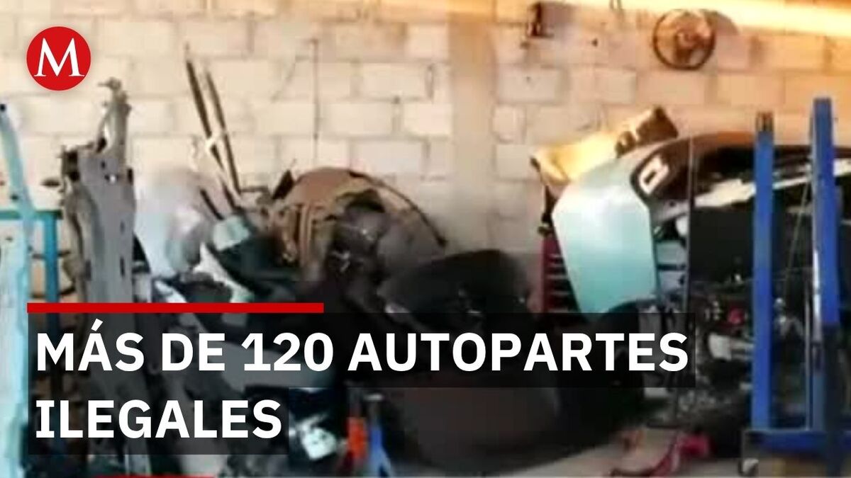 Desmantelan red de robo de autos en Cuautepec, Hidalgo