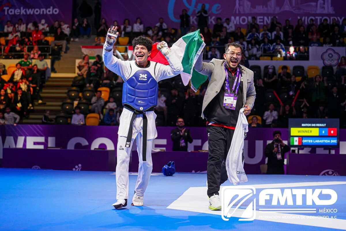Guillermo Cortés es campeón Mundial Juvenil de Taekwondo. (Cortesía)