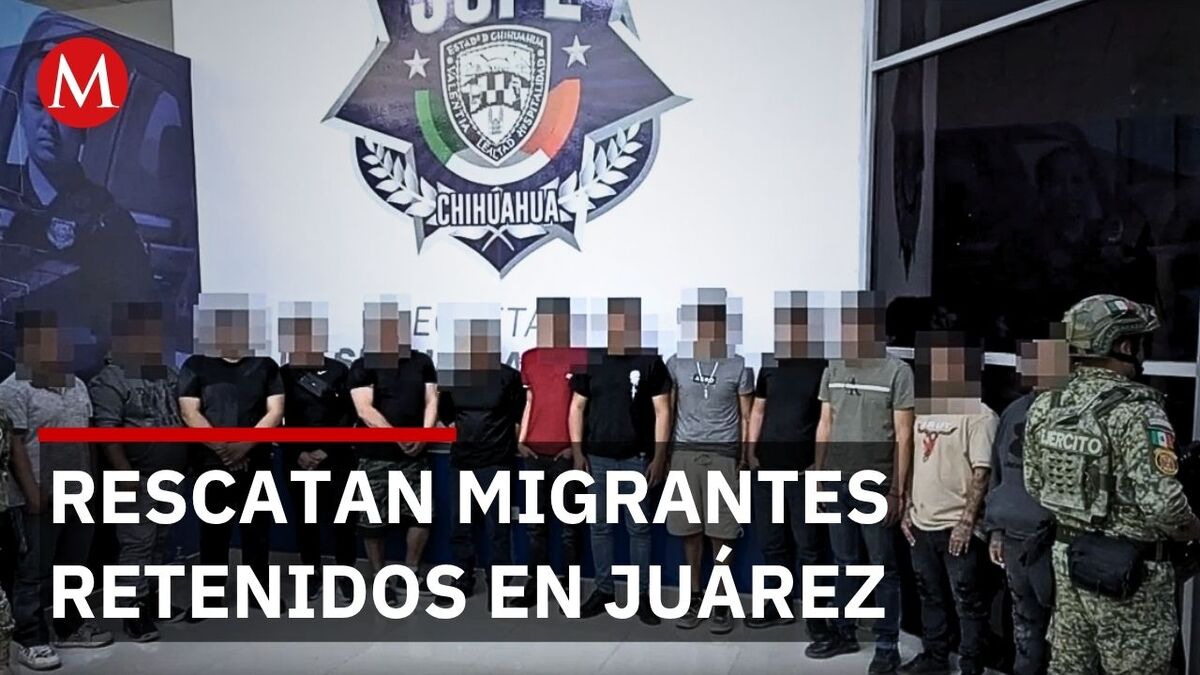 Operativo en Juárez deja 5 detenidos y 15 migrantes rescatados