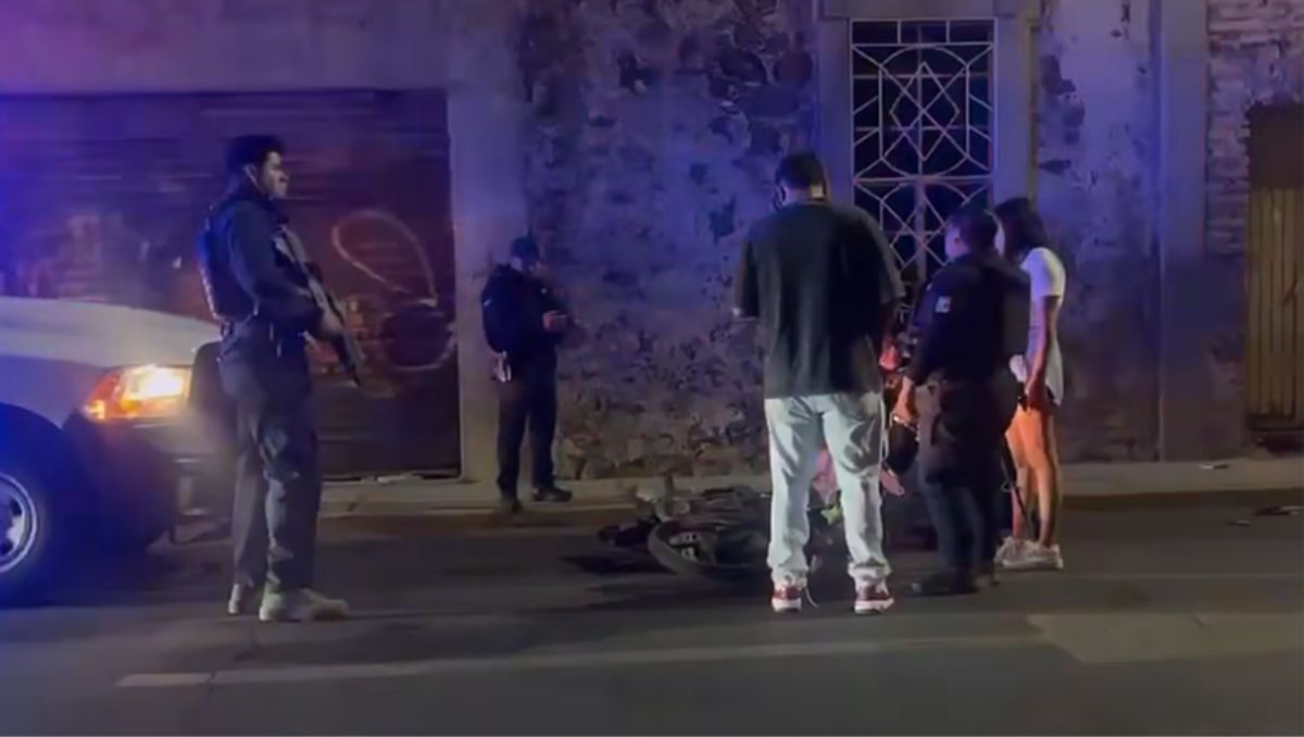 Policía de Salamanca atropella a motociclista