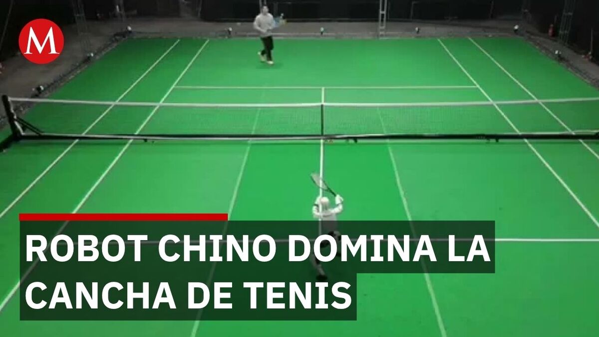 Robot chino aprende a jugar tenis en 5 horas con 96% de precisión