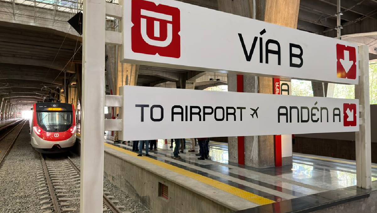 Usuarios ya podrán llegar al AIFA en el Tren Suburbano. Foto: (Especial)