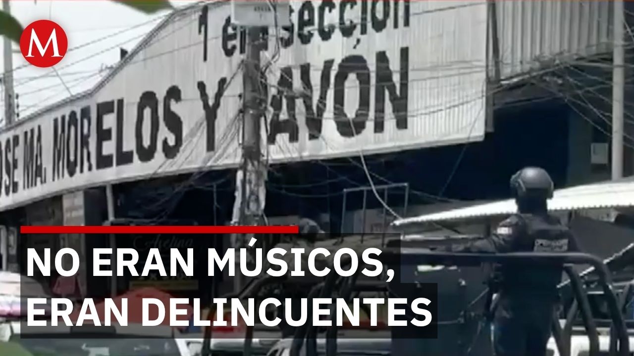 Ataque armado en Puebla: Sicarios disfrazados de mariachi balean a tres personas