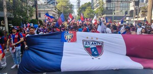 El Atlante hizo una fiesta azulgrana en la Ciudad de México con la Sonora Dinamita y la Santaneta para festejar sus 110 años