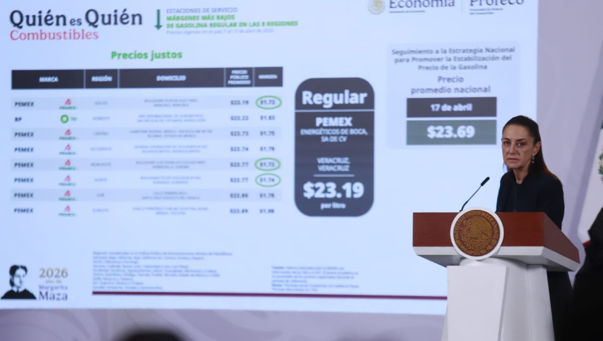 Claudia Sheinbaum en su conferencia de prensa desde Palacio Nacional. Foto: Juan Carlos Bautista