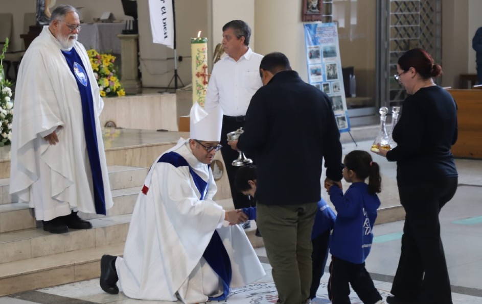 La comunidad marista celebró con una misa solemne en la Basílica de la Purísima Concepción. | Luis Guerra