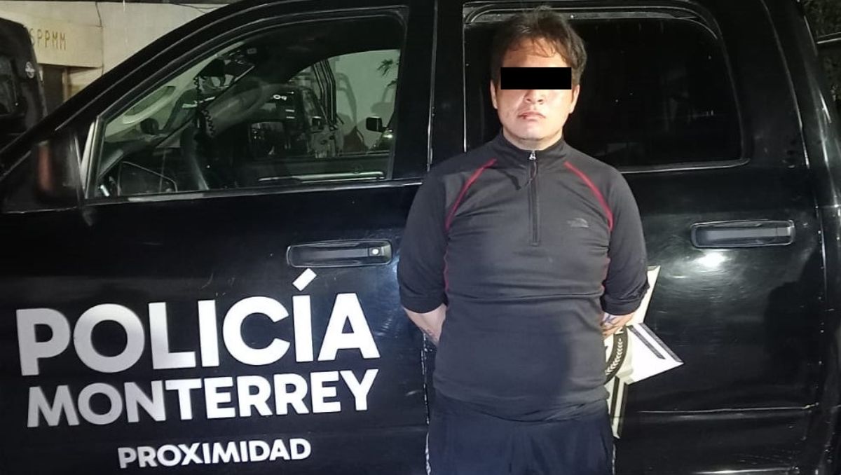 El joven reaccionó agresivamente e intentó huir al percatarse de los oficiales | Especial