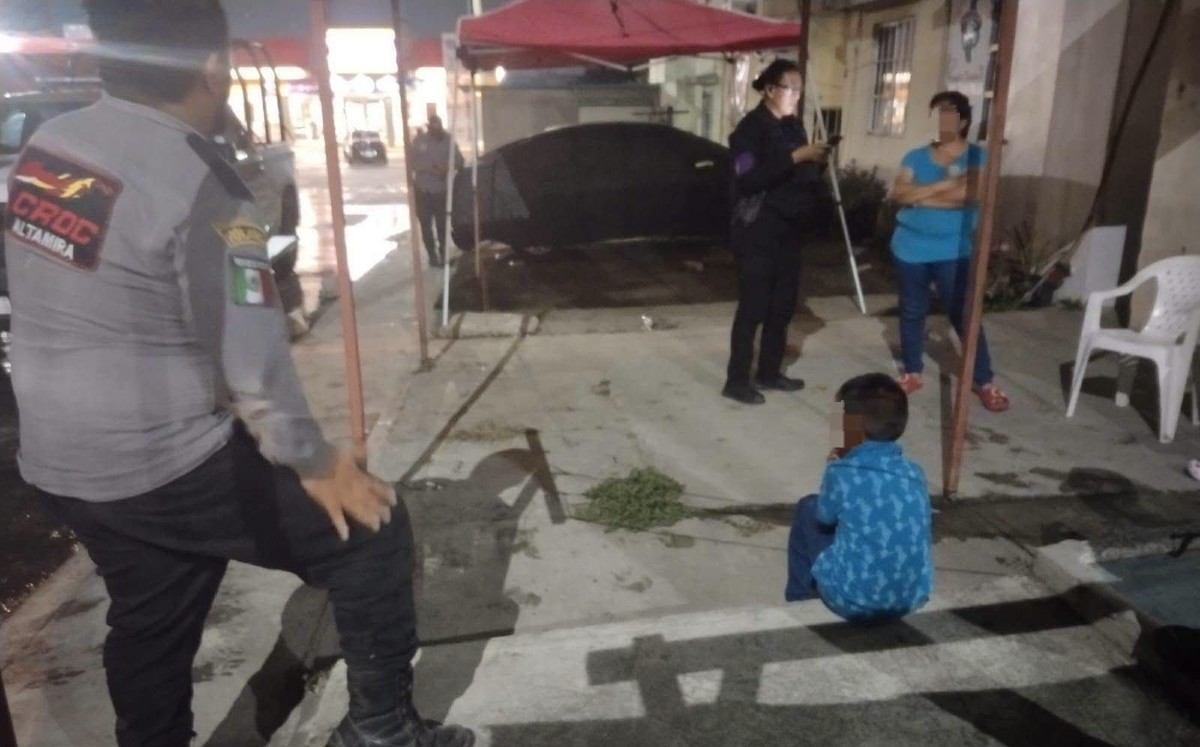 Localizan a menor deambulando en calles de Altamira. | Cortesía