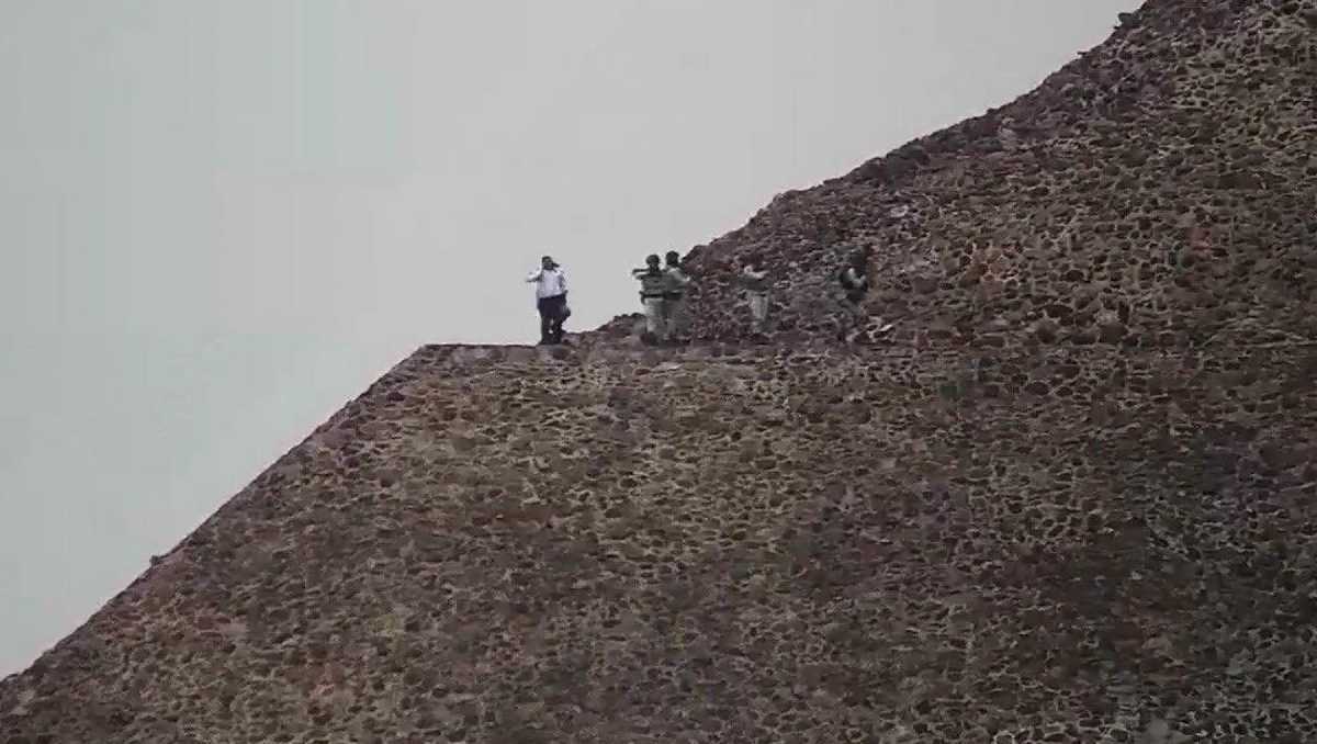 Se mantiene un fuerte dispositivo de seguridad tras la balacera en Teotihuacan: Foto: Cuartoscuro
