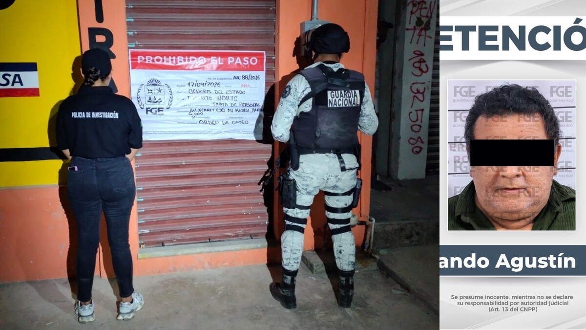 Durante el operativo fue detenido Rolando Agustín 'N', identificado como encargado del bar. | Especial