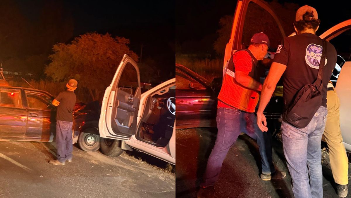 Redes sociales | Auto se impacta con vehículo oficial de la Fiscalía General del Estado de Guanajuato