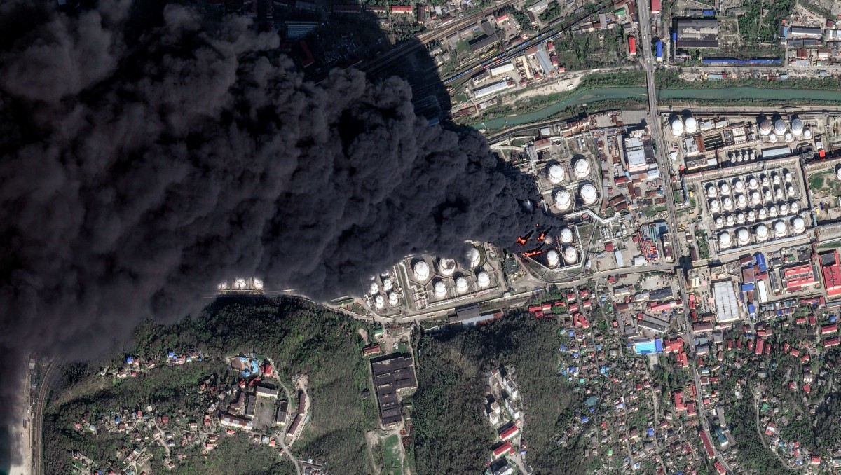 Refinería en Tuapsé, al sur de Rusia. | AFP